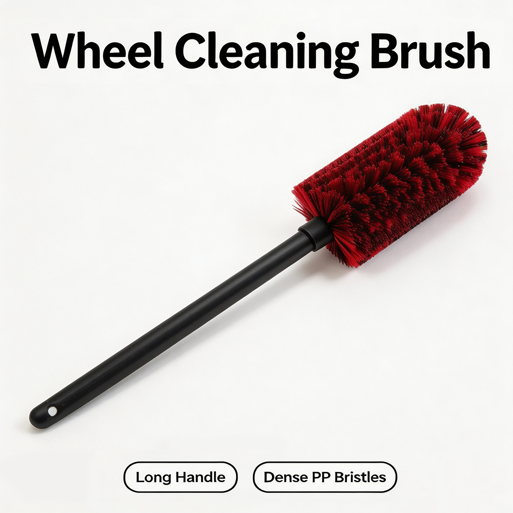 Wheel Cleaner Alloy - Car Alloy Wheel Cleaning Brush Long