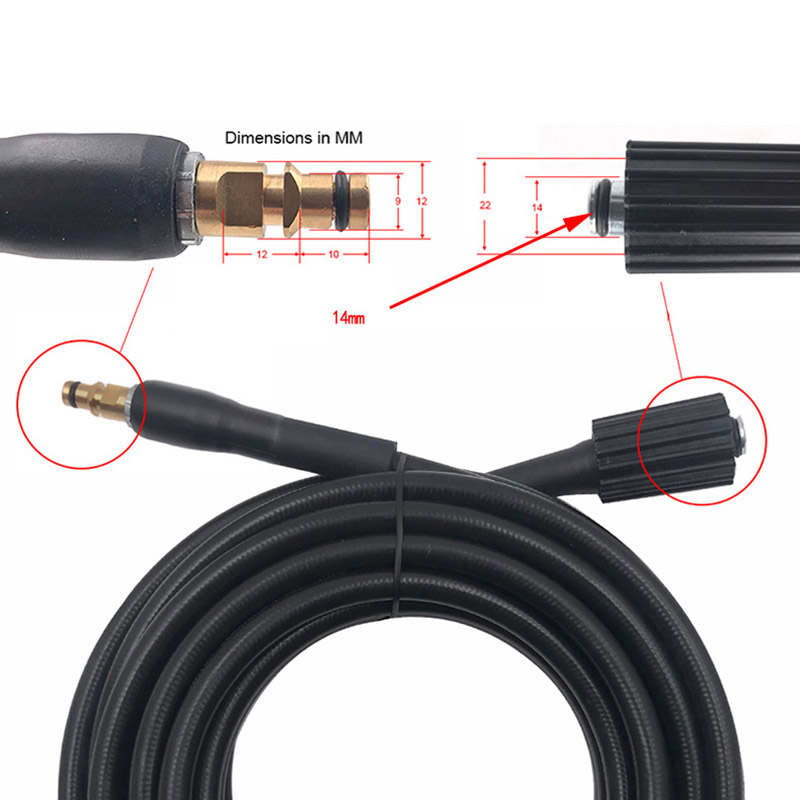 Pressure Washer Hose Quick Con - огляд і ціна Car Shampoo Ph