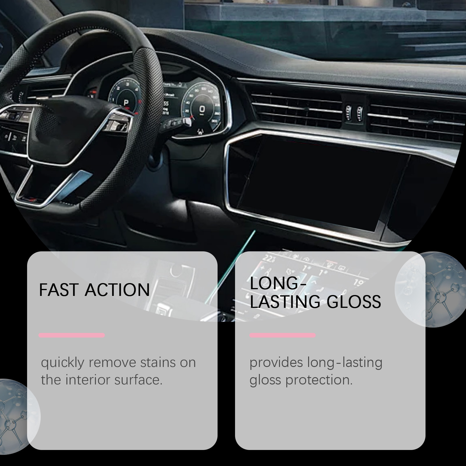 100ml Auto Interior Polish Car - огляд і ціна Leather Cleaner Interior
