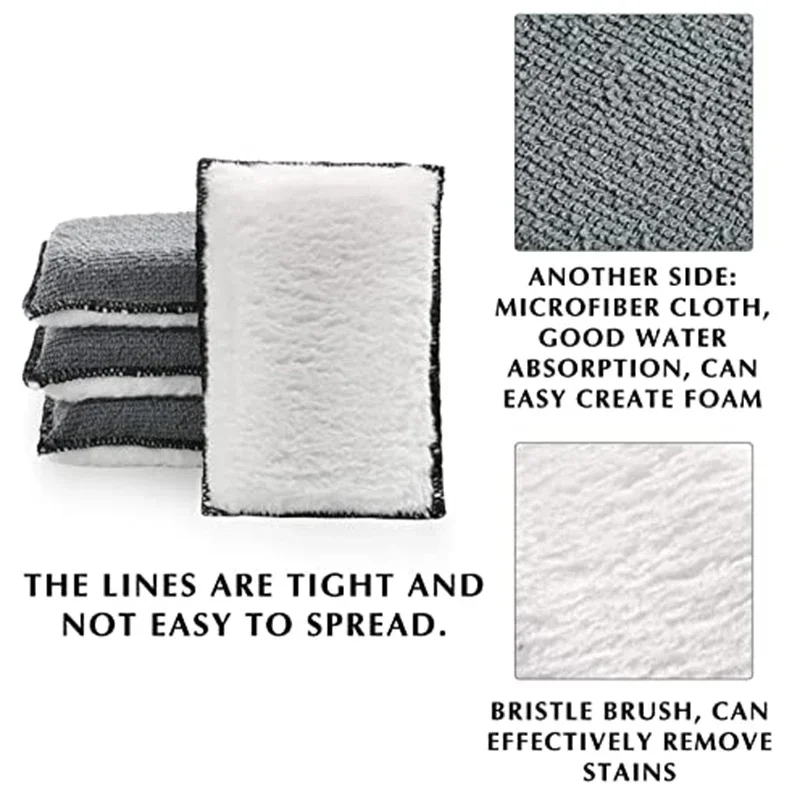 10Pcs Soft Double-Side Microfi - огляд і ціна Leather Cleaner Interior