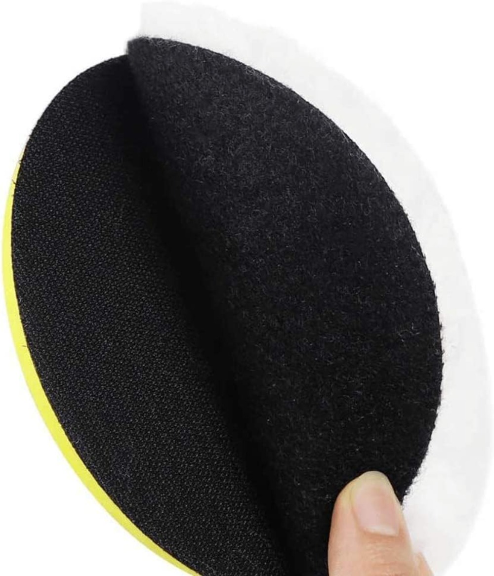 6 Pcs 5 Inch Wool Polishing Bu - огляд і ціна Polish Pad Set Buffer