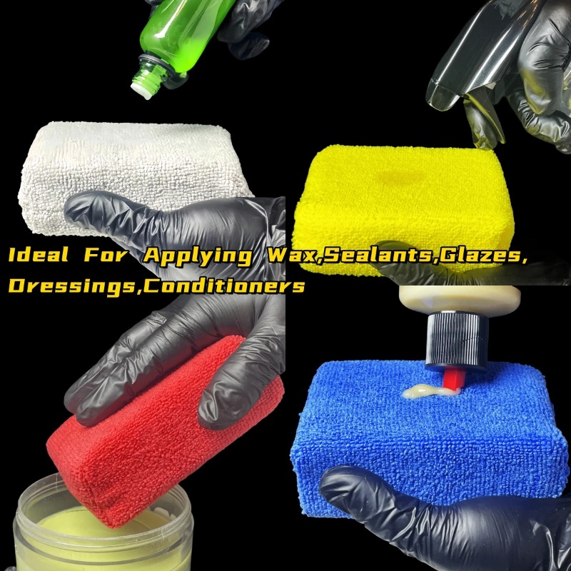 8PCS Microfibre Car Wax Applic - огляд і ціна Wax Applicator Pad