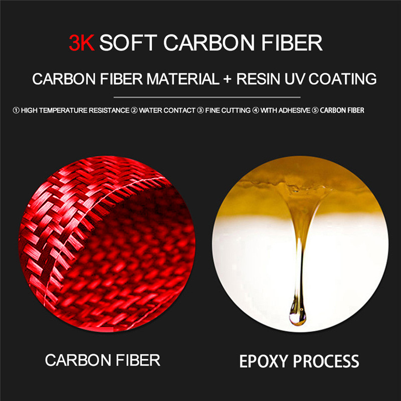 1set Various Parts Red Carbon  - огляд і ціна Interior Detailing Kit