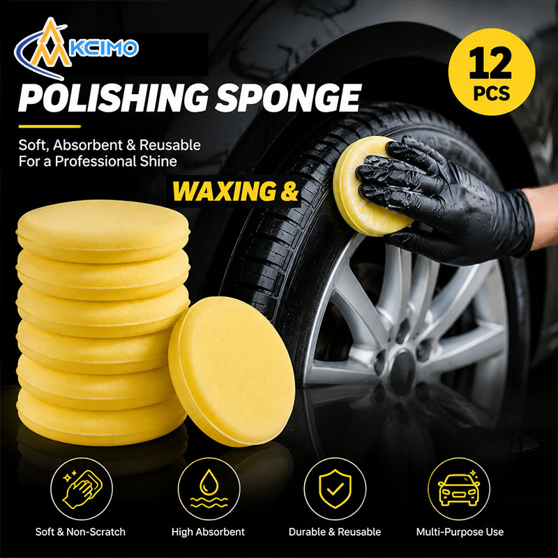 12Pcs Car Waxing Sponge Round  - огляд і ціна Wax Applicator Pad