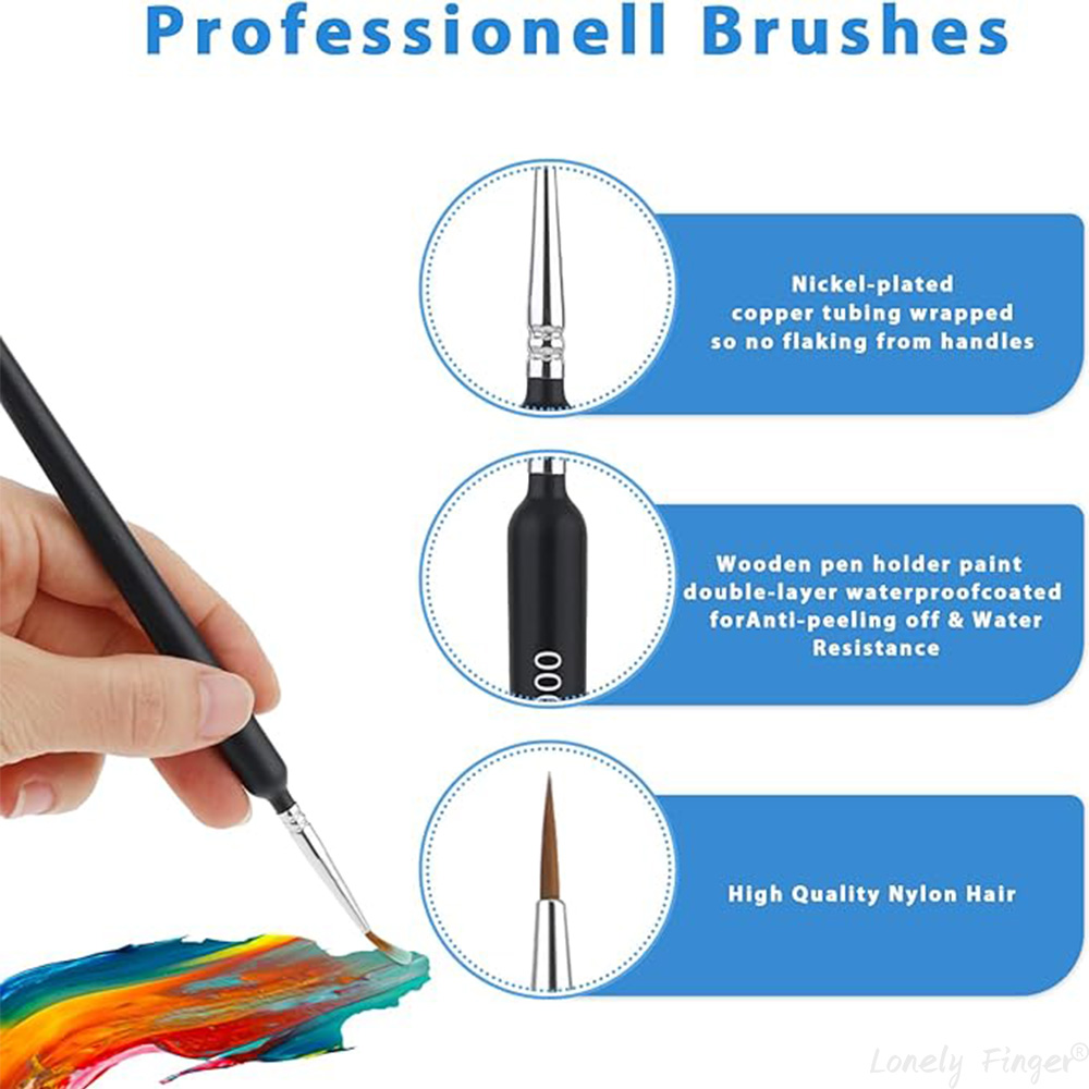 5/11Pcs Paint Brushes Set, Art - огляд і ціна Detailing Brush Set