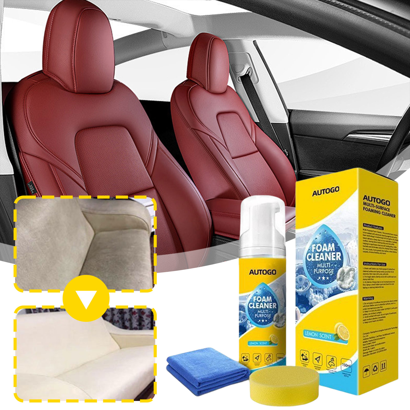 Multipurpose Foam Cleaner For  - огляд і ціна Leather Cleaner Interior